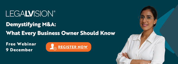 Banner advert covering the information on this specific webinar entitled "Demystifying M&A: What Every Business Owner Should Know". 9th December at 11:00am GMT.